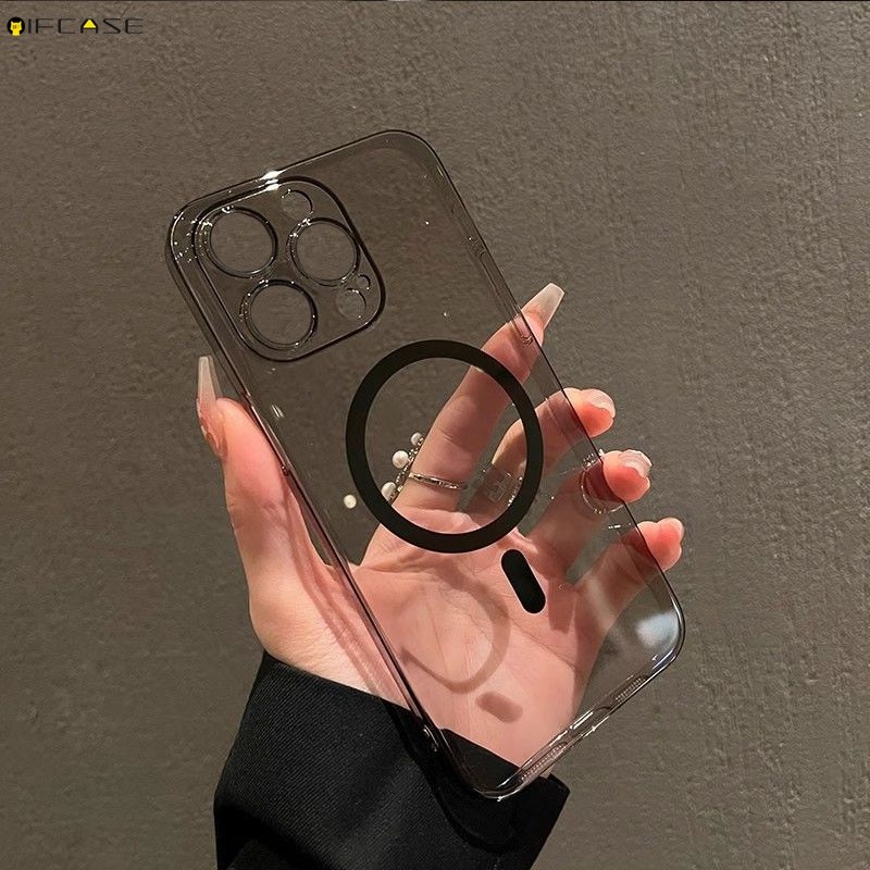 Dành Cho Xiaomi 14 Civi 5 4 Pro 3 2 1S Mix 4 Poco X7 X6 F7 F6 F5 F2 M4 M3 Pro Ultra X4 NFC X3 GT X2 F4 F3 5G Ốp Điện Thoại Từ Đen Xám Trong Suốt Nam Nữ Mềm Mại Vỏ bọc
