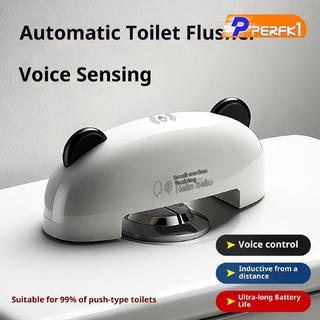 Bộ xả bồn cầu không chạm có điều khiển bằng giọng nói 5,922,2 inch Dễ dàng cài đặt khoảng cách gắn 84mm Loại nhẹ C có thể sạc lại