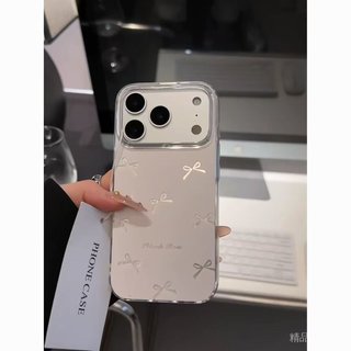 Sợi lông bướm nhẹ nhàng Ins Thích hợp cho vỏ điện thoại 17ProMax iPhone16 Lỗ lớn 14 Phong cách mới 15 nữ