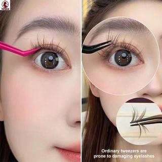 Nhíp chống dính để mở rộng lông mi Thép không gỉ Đầu kẹp kim loại chính xác với thiết kế lông vũ vàng cho ứng dụng mi không dính