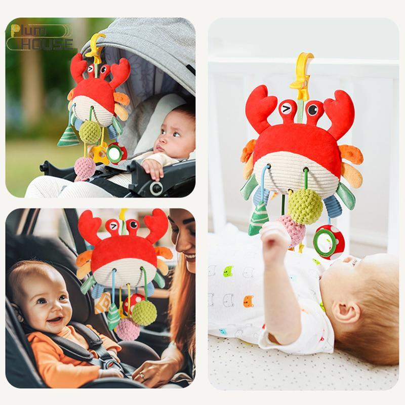 PlumHOUSE 1 Mới Giường Cho Bé Dây Rút Xe Đẩy Sơ Sinh Động Vật Dễ Thương Đồ Chơi Giáo Dục Tay Cầm Sang Trọng Vui Vẻ Thời Gian Đi Ngủ VN