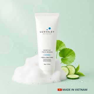 SỮA RỬA MẶT LUXVALEY CHO DA DẦU – LÀM SẠCH DỊU NHẸ, GIẢM NHỜN, NGỪA MỤN HIỆU QUẢ