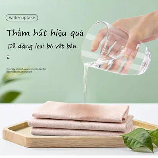 Khăn Lau Xơ Mướp 5m Cao Cấp - Thấm hút tốt, chống dầu mỡ hiệu quả, dùng lau nhà bếp và nhiều bề mặt