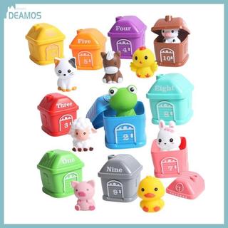DE Động Vật Tương Tác Playset 10 Cái Toán Thao Tác Con Rối Ngón Tay Đồ Chơi Giáo Dục Tuổi 3 +