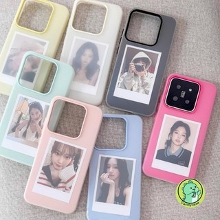 Thẻ Ảnh Kpop Dễ Thương Giữ Mezzanine Vỏ Cho Tecno Camon 40 Pro 30 Pro 20 Pro 16S 15 Air Spark 10C 9 8C 5 Pro Matte Cover 2 Trong 1 Vỏ Điện Thoại Màu Kẹo