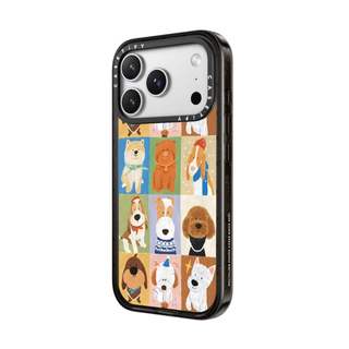 CASECASE X Ốp Lưng Gia Đình Dễ Thương Cạnh Đen Trong Suốt Cứng Hút Từ Tính Tác Động Dành Cho Apple IPhone 12 13 14 15 16 17 Pro Max Air Plus Có Hộp