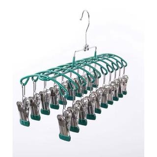 20 Kẹp Treo Quần Áo Màu Xanh Trời - Kẹp Mạnh mẽ Tiết Kiệm Không Gian - Sản Phẩm Tiện Lợi Cho Nhà Bếp