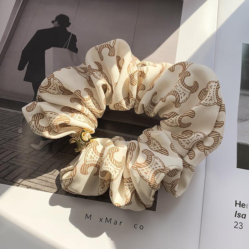 Dây buộc tóc lụa Mulberry Eli Arc de Triomphe, phong cách sang trọng