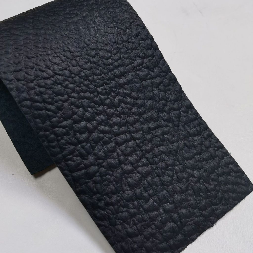 Tay cầm que billiard da bò thật với họa tiết voi tai và bayberry, chống trơn trượt, handmade