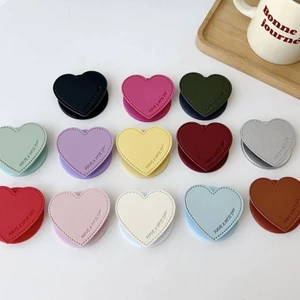 Ốp Điện Thoại Từ Tính Ins Style Da Trái Tim Tình Yêu Hút Từ Tính Túi Khí Đứng Hỗ Trợ Có Thể Gập Lại Và Mở Rộng