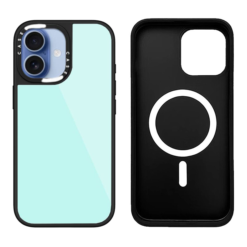 CASECASE X Tiffany Blue Series Glaze Chống Trầy Xước Từ Hút Ốp Lưng iPhone Cho IPhone 17 Air 16 15 14 Pro Max Plus Có Hộp Khắc logo