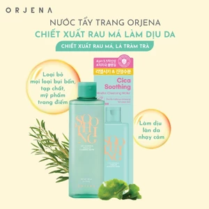 Nước tẩy trang Orjena chiết xuất rau má làm dịu da giảm viêm mụn 300ML