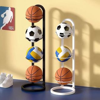 Giá đựng đồ thể thao di động - Tích hợp lưu trữ bóng đá và dụng cụ thể thao khác