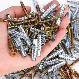 30 / 60 / 90Sets Vít mở rộng răng cưa kim loại - Bộ dụng cụ bu lông dây buộc tự khai thác