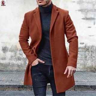 Mùa Đông - Áo Khoác Nam Slim Fit Cổ Len Pha Trộn, Thích Hợp Công Sở
