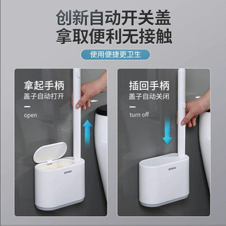Bàn chải nhà vệ sinh dùng một lần / bàn chải dùng một lần treo tường / bàn chải vệ sinh không làm sạch góc chết