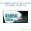 Kẹo Ngậm Frisk Clean Breath Bạc Hà Nhật Bản | Không Đường – Thơm Miệng Lâu, Tự Tin Giao Tiếp