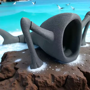 Còn Hàng Nóng Cuero Biển Quái Vật Bloop Đồ Chơi Cá In 3D Sea Eater Đồ Chơi Nghệ Thuật