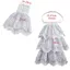 NKSFX Cổ Giả Xù, Cổ Ren Jabot Trắng Có Thể Tháo Rời, Đa Năng Phong Cách Victoria Cosplay Phụ Kiện Cổ Trang Trí Cho Người Biểu Diễn Sân Khấu