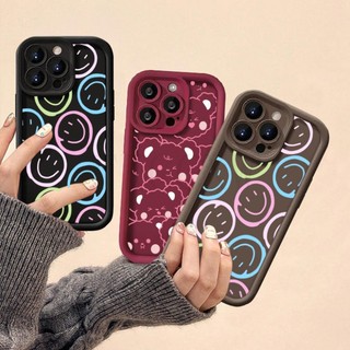 Tương thích với Xiaomi 14T 15T Pro Mi 9T Pro Poco C85 C75 C71 F6PRO M7 M6 4G Vỏ mềm silicon họa tiết mặt cười đầy màu sắc