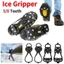 MONOSTYLE 1 Đôi Giày Crampons, 5 / 8 Răng Đa Năng Ice Gripper Spike, Chống Trơn Trượt Spike Grips Cleats Mùa Đông Ngoài Trời