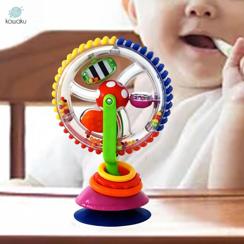 Bánh Xe Quay Ghế Cao Khay Đồ Chơi Quà Tặng Sinh Nhật Bé Trai Bé Gái Di Động Giáo Dục Độ Bền Bé Xoay Lục Lạc Hoạt Động Đồ Chơi