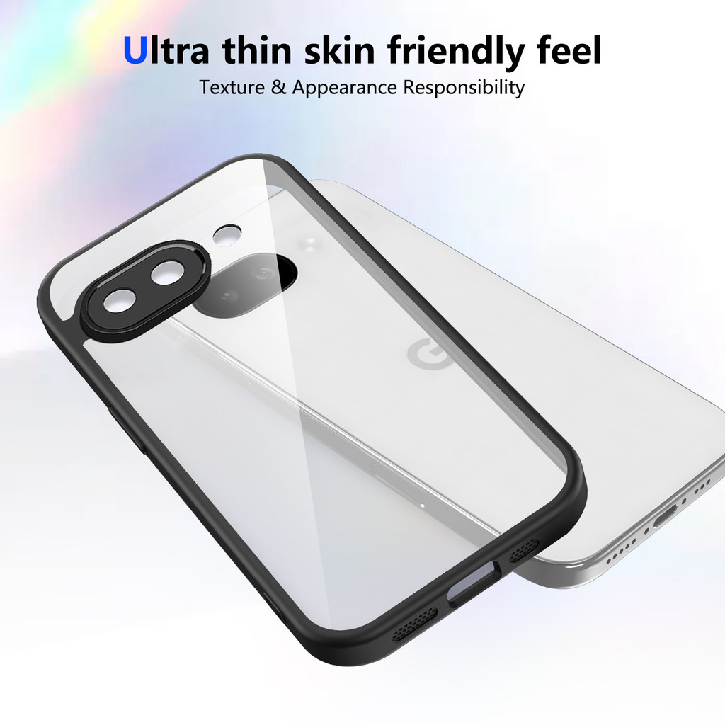 Ốp lưng Google Pixel 9A Vỏ 6,3 inch Model GXQ96 GTF7P G3Y12 Vỏ trong suốt mờ thời trang cho Vỏ điện thoại Google Pixel 9A