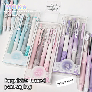 5 Cái / bộ Bút Gel Dễ Thương Cho Trường Viết Kawaii Bút Trung Lập Đồ Dùng Văn Phòng Phẩm Quà Tặng