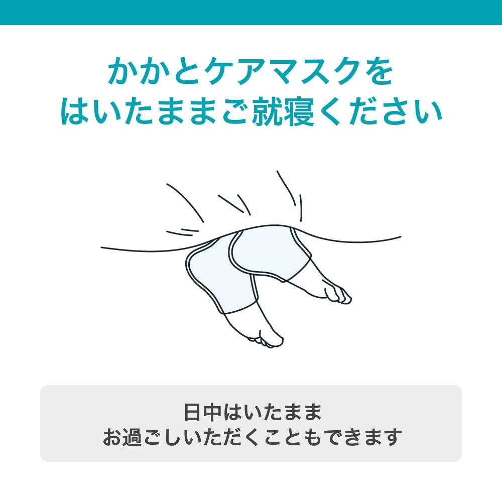 Curel Moisturizing Heel Care Mask: A One-Size, Specially Developed Sheet That Envelops Dry Heels and Enhances Your Care Routine for Dryness Concerns.- Direct from Japan