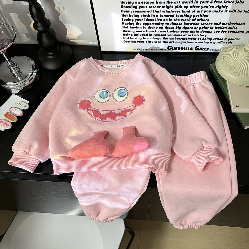 Áo Sơ Mi Bé Gái Phù Hợp Với Trứng Bé Trai Thời Trang Thu Đông Thường Ngày Bộ Đồ Hai Mảnh Kích Thước 73-130​ NYXN