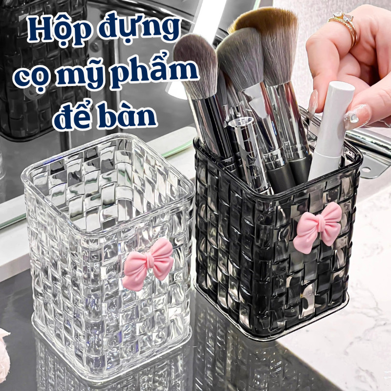 Hộp Đựng Cọ Trang Điểm, Bút Viết Đa Năng Sắp Xếp Bàn Làm Việc, Ký Túc Xá