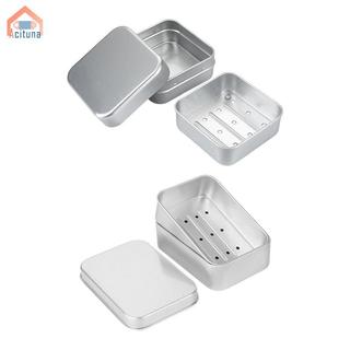 Hộp đựng xà phòng di động Hộp đựng xà phòng Thanh bảo vệ đáng Tin cậy với nắp bảo quản an toàn Thiếc
