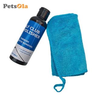 Dụng cụ vệ sinh clb golf 100ml kèm khăn laucompact, tiện lợi cho việc làm sạch rãnh của gậy golf