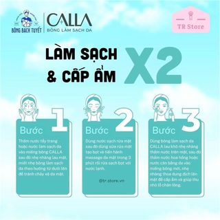 Bông Tẩy Trang Calla Cao Cấp Dập Nổi 100% Cotton Tự Nhiên Hộp 80/150 miếng