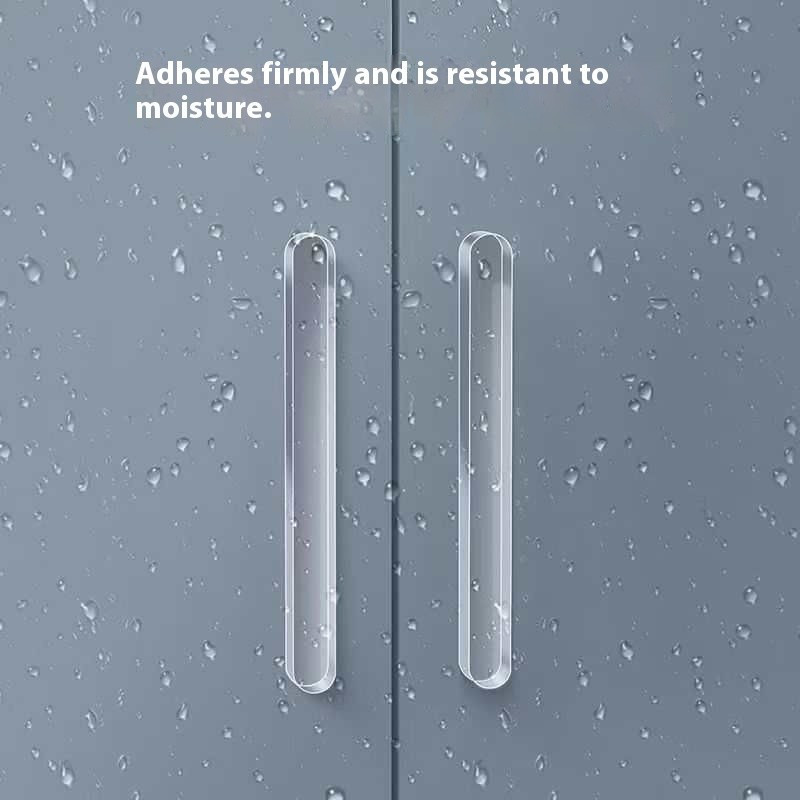 Tay cầm vô hình không khoan Acrylic, Ngăn kéo cửa tủ quần áo Cửa kính Tay nắm cửa trượt, Cửa trượt