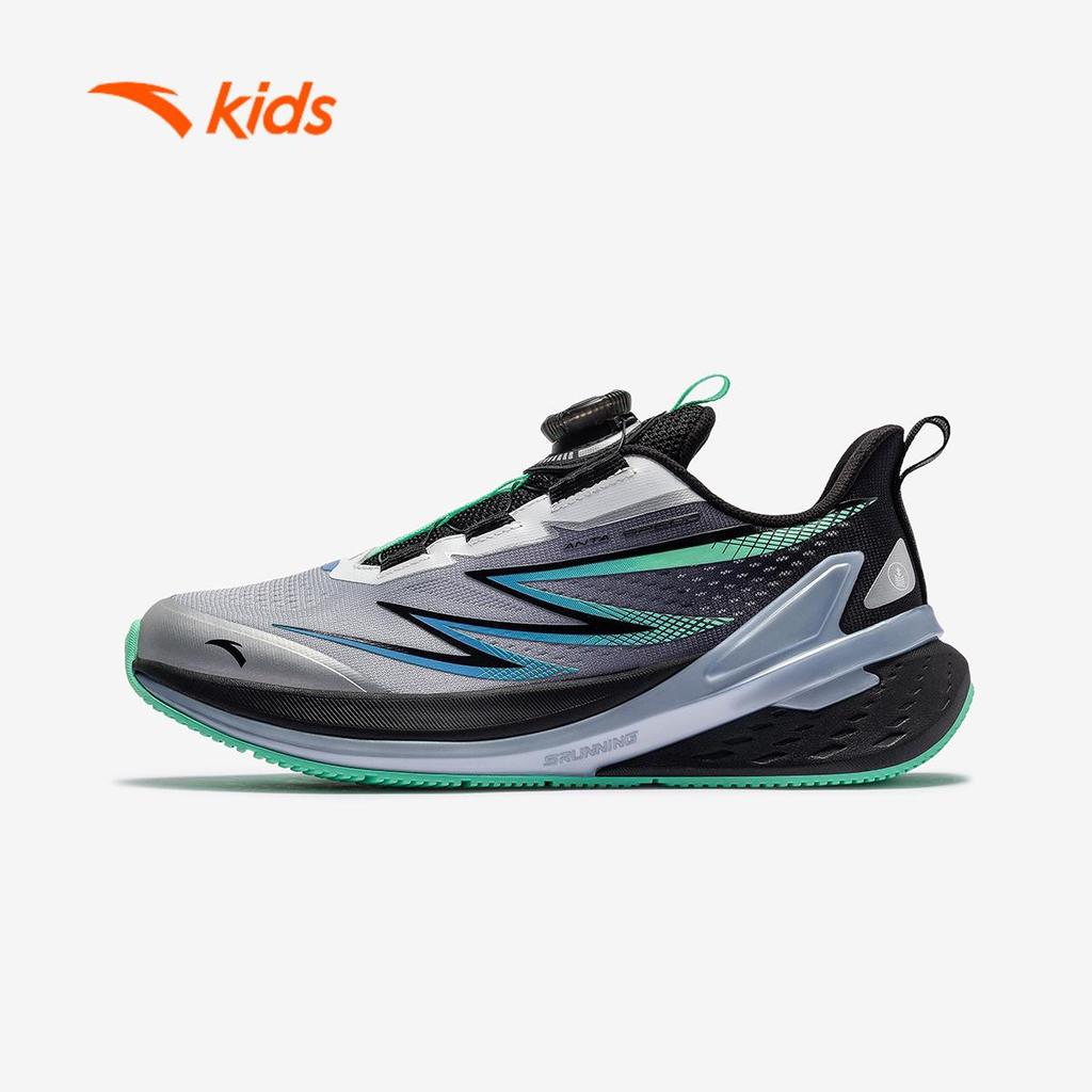 ANTA Kids Bow Speed Giày Chạy Thể Thao Bé trai 3125D5501 Size 33-41. Hạn Chế Trơn Trượt, Đàn Hồi, Nhẹ Êm