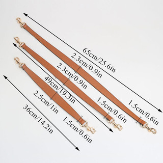 Túi Da Tay Cầm Dây Đeo Nách Di Động Thay Thế Dây Đeo Vai Xô Túi Da 36 / 49 / 65cm Họa Tiết Sỏi Màu Trơn