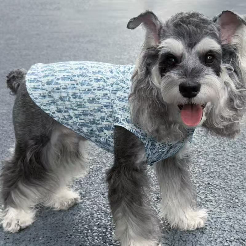 Mùa Thu Đông Thú Cưng Denim Áo Vest Phong Cách Chống Gió Chống Tĩnh Điện Cho Chó Chó Nhỏ Yorkshire