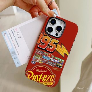 Ốp Điện Thoại Thích Hợp Cho iPhone Đỏ Xanh McQueen Thích Hợp Cho 17promax Ốp Điện Thoại iPhone16 Phim 15 / 14 / 13 Ốp Bảo Vệ Hai Trong Một UHCF