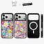 Gương Từ Tính INS Mặt Cười Hoa Ốp Lưng Điện Thoại IPhone 17 16 Pro Max 17Air 17 16 15 14 13 12 11 Vỏ Bảo Vệ Chống Sốc
