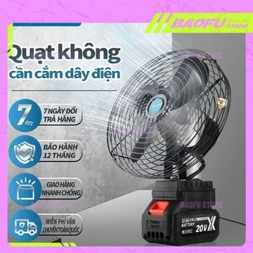 👍👍👍 Quạt sạc,Quạt pin makita,Quạt Cầm Tay,Xoay được Quạt tích điện,10Cell,Kéo dài đến 2-8H