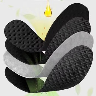 1 / 3 / 5 Cặp Đế Khử Mùi Than Tre - Miếng Lót Giày Thấm Hút Thoáng Khí Cho Nam Nữ
