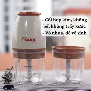 Máy say osaka đa năng, Xay sinh tố nhật bản 750ml, Máy xay osaka xay thịt cá thực phẩm