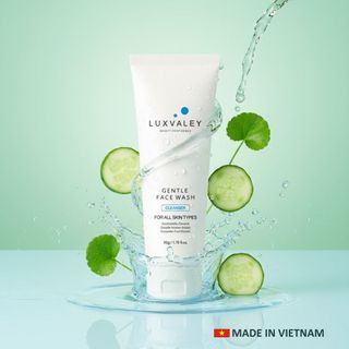 SỮA RỬA MẶT NGĂN NGỪA MỤN DÀNH CHO HỌC SINH TUỔI DẬY THÌ LUXVALEY GENTLE FACE WASH SÁNG DA NGỪA MỤN