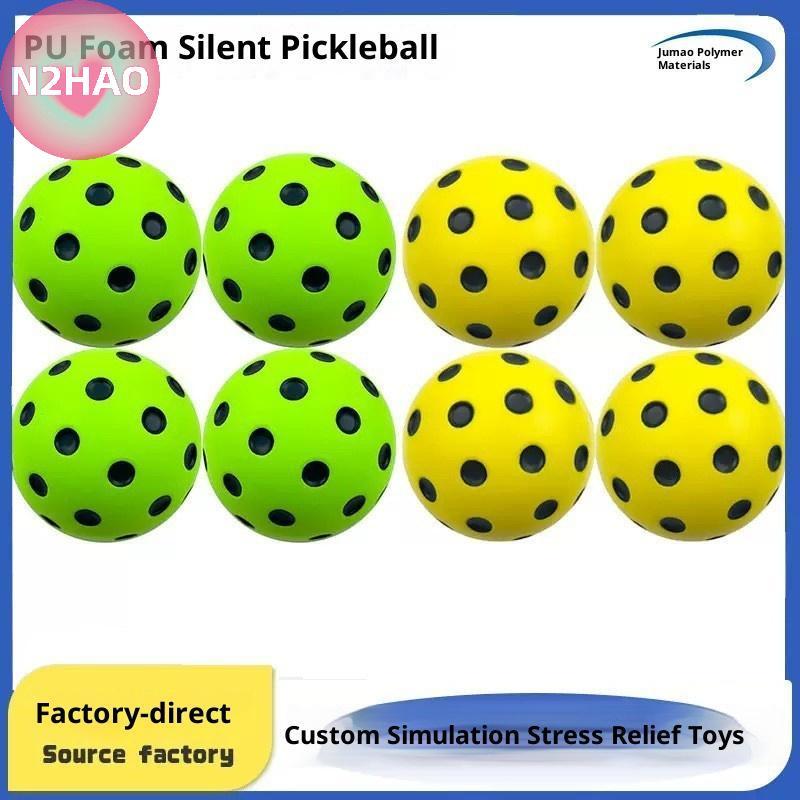 N2HAO 1PC Im Lặng Pickleball Giải Trí Trong Nhà Im Lặng Thực Hành Xốp Chống Nảy Cao Không Làm phiền Người n