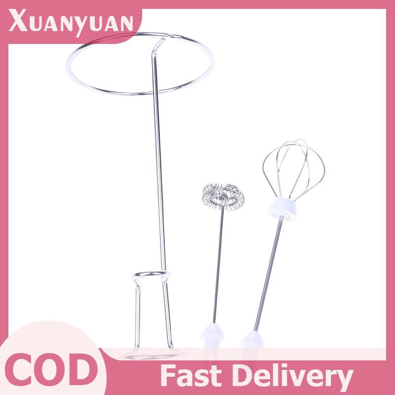 XUAN Cà Phê Eggbeater Giá Đỡ Nhà Bếp Sữa Frother Giá Đỡ Sữa Frother Đứng Sữa + Máy Đánh Trứng VN