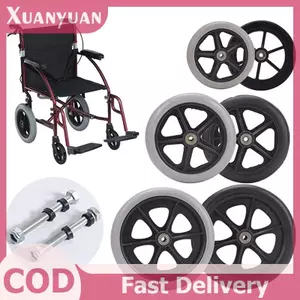 XUAN 7 Inch Bánh Xe Cao Su Có Thể Tháo Rời Xe Lăn Hạng Nặng Bánh Trước Xe Mua Sắm Bánh Xe Lăn Thay Thế VN