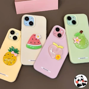 Ốp Điện Thoại Đào Băng 3D Cho OPPO Reno 14 13 11 9 Pro 8Z 7Z 8 7 Lite 5G Reno14 Reno13 Cover Hoạt Hình Dễ Thương Ins Style Màu Kẹo Dứa Dưa Hấu Vỏ Mềm