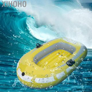 xihoho Fydun Thuyền bơm hơi PVC màu vàng dành cho một người chèo thuyền lý tưởng cho cuộc phiêu lưu câu cá và lặn