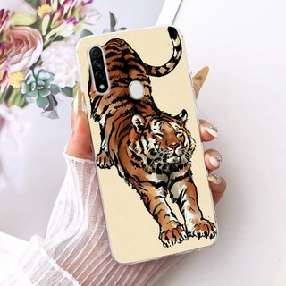 Ốp Lưng Hoạt Hình Cho OPPO A31 2020 Cover CPH2015 CPH2073 CPH2021 CPH2029 CPH2031 OPPO A8 Cool Dragon Lion Soft Slim Phone Case
